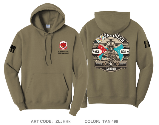 CUSTOM 631st EUD Comfort Unisex Hooded Sweatshirt - ZLJHHk