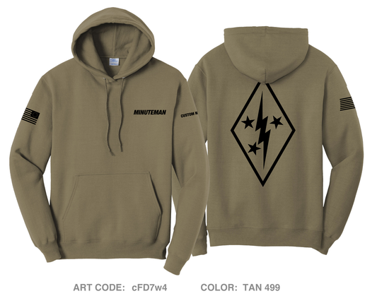 CUSTOM Minuteman Home Services Comfort Unisex Hooded Sweatshirt - cFD7w4