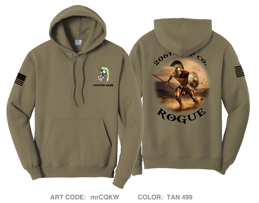 CUSTOM 206th MP CO Comfort Unisex Hooded Sweatshirt - mrCQKW
