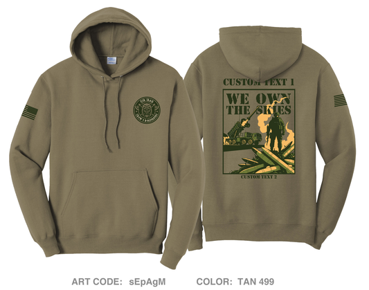 CUSTOM Crew 1 Bezerkers Comfort Unisex Hooded Sweatshirt - sEpAgM