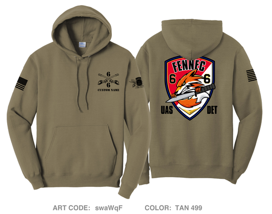 CUSTOM UAS Comfort Unisex Hooded Sweatshirt - swaWqF