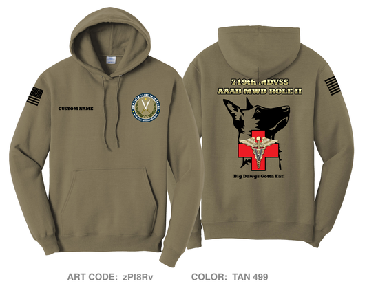 CUSTOM 719th MDVSS Comfort Unisex Hooded Sweatshirt - zPf8Rv