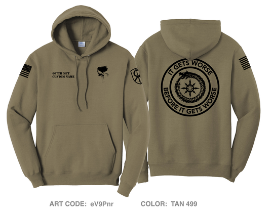 Custom 607th MCT Comfort Unisex Hooded Sweatshirt - eV9Pnr