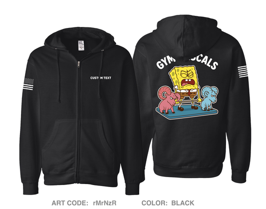 CUSTOM Signal-Rascals Comfort Unisex Cotton Blend Full-Zip Hooded Sweatshirt - rMrNzR