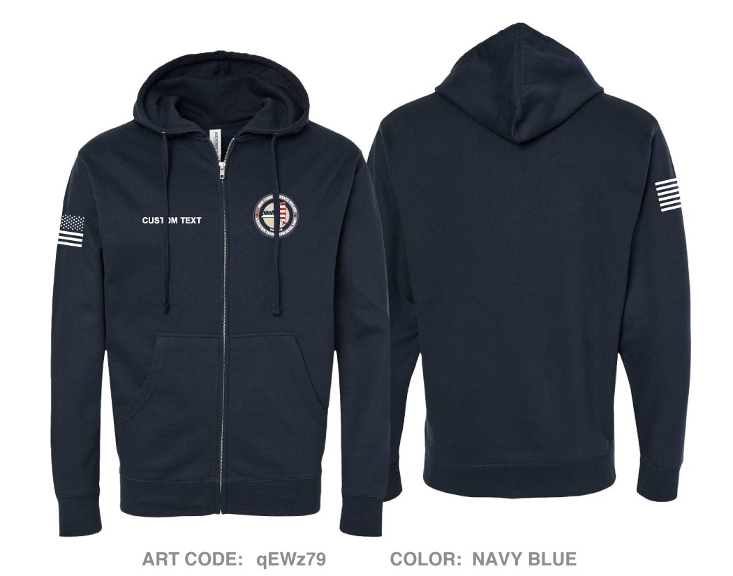 CUSTOM CTIU Comfort Unisex Cotton Blend Full-Zip Hooded Sweatshirt - qEWz79