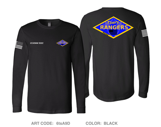 CUSTOM Tony’s Rangers Comfort Unisex Cotton LS Tee - 6tsA9D