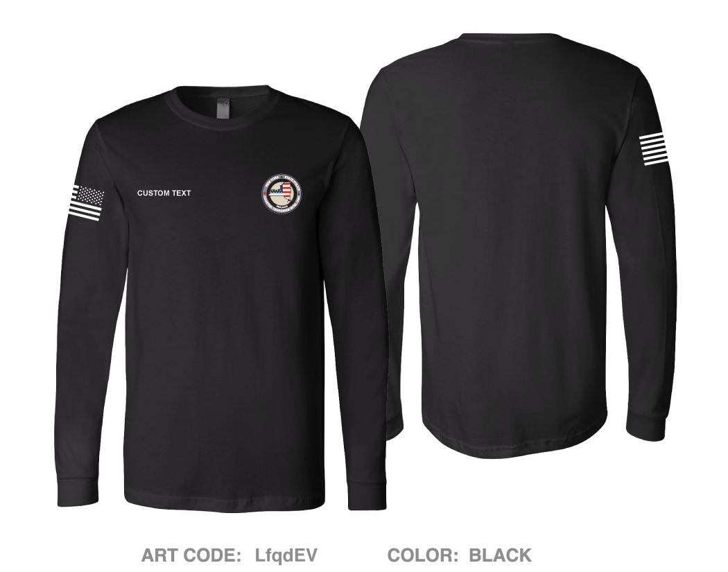 CUSTOM CTIU Comfort Unisex Cotton LS Tee - LfqdEV