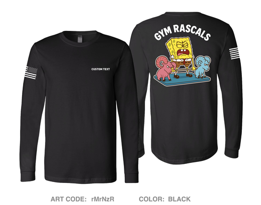 CUSTOM Signal-Rascals Comfort Unisex Cotton LS Tee - rMrNzR
