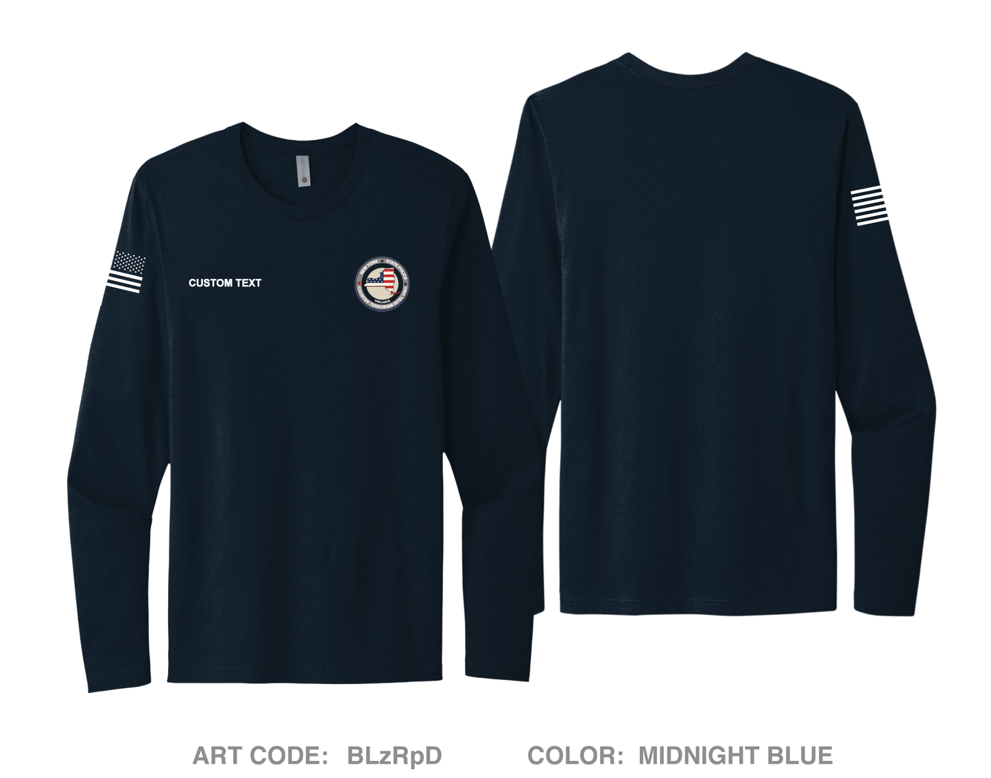 CUSTOM CTIU Comfort Unisex Cotton LS Tee - BLzRpD