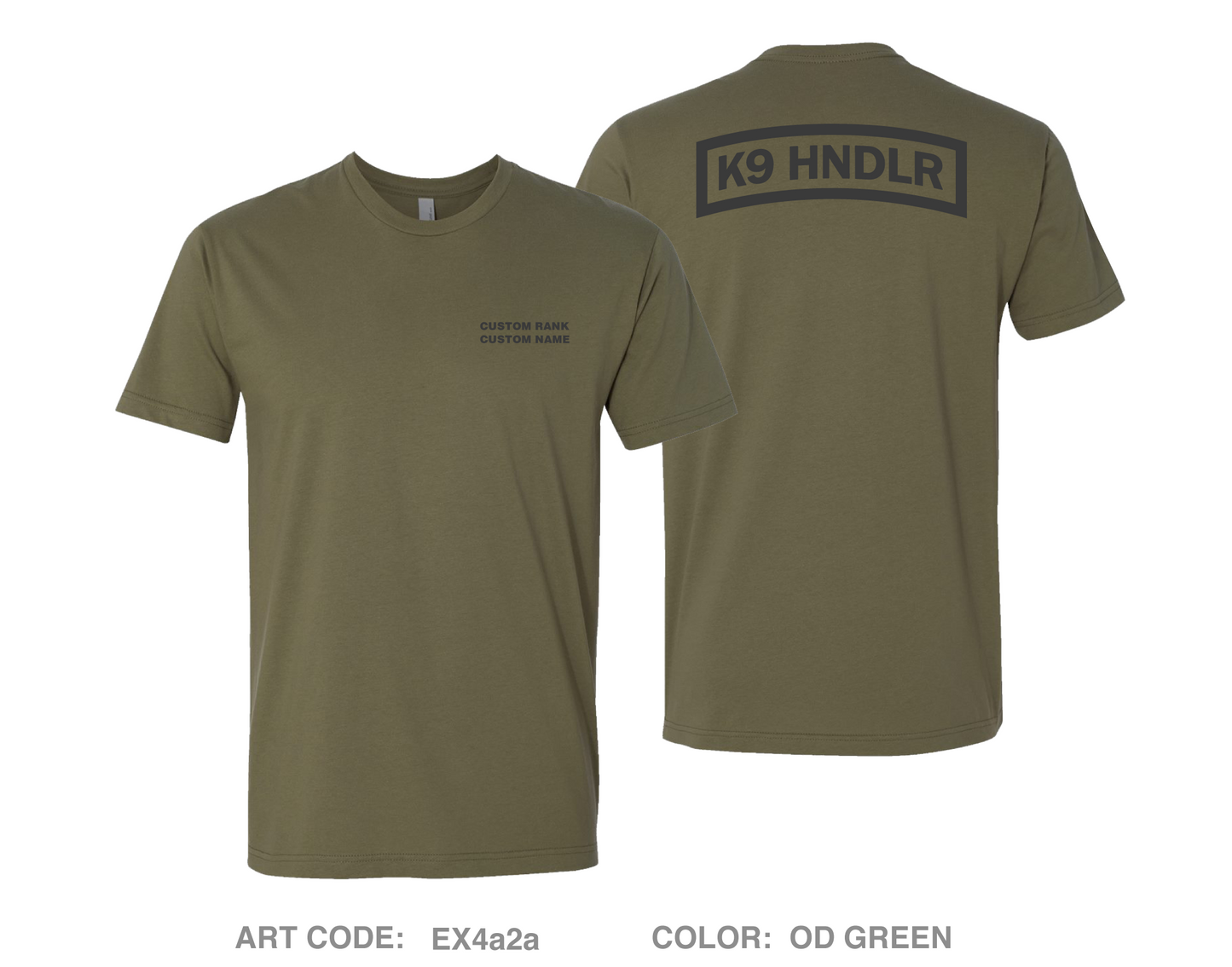 CUSTOM Aberdeen Proving Ground Police Department Comfort Unisex Cotton SS Tee - EX4a2a