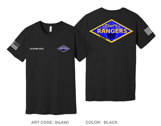 CUSTOM Tony’s Rangers Comfort Unisex Cotton SS Tee - 6tsA9D