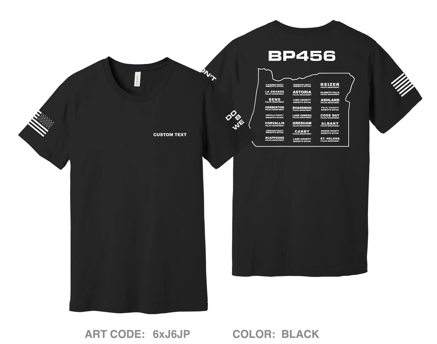 CUSTOM BP456 Comfort Unisex Cotton SS Tee - 6xJ6JP