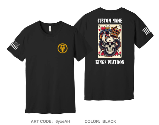 CUSTOM Kings Platoon Charlie Company 305th MI BN Comfort Unisex Cotton SS Tee - 6yxeAH