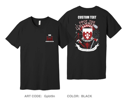 CUSTOM 169th EN BN SFRG Fundraising Collection Comfort Unisex Cotton SS Tee - Gpbt9n