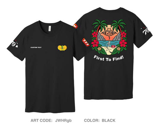 CUSTOM 70th Clearance Company Comfort Unisex Cotton SS Tee - JWHRgb