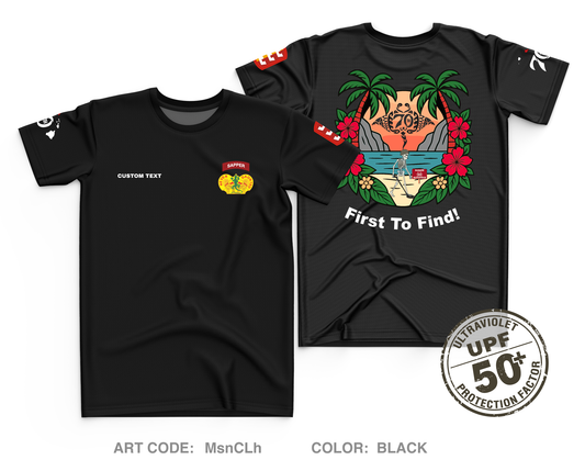 CUSTOM 70th Clearance Company Core Men's UPF 50+ Performance SS Tee - MsnCLh