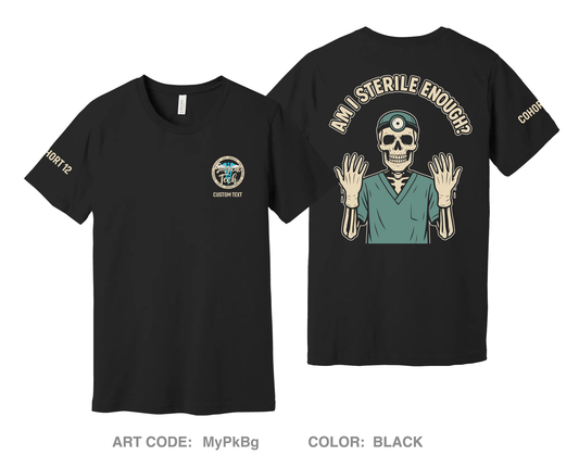 CUSTOM Cohort 12 Comfort Unisex Cotton SS Tee - MyPkBg
