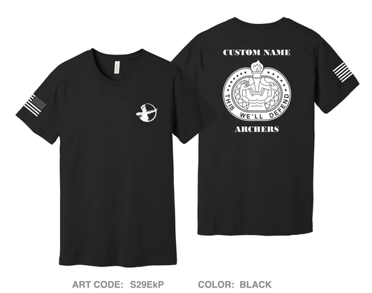 CUSTOM ALPHA COMPANY 305TH MI BN Hi-Tech Performance Unisex SS Tee - S29EkP