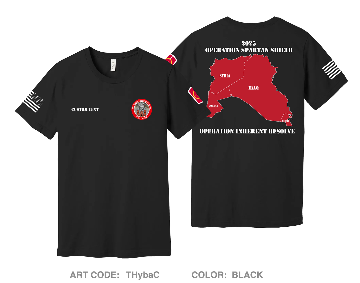 CUSTOM 277th ECC Main Fundraising Collection Comfort Unisex Cotton SS Tee - THybaC