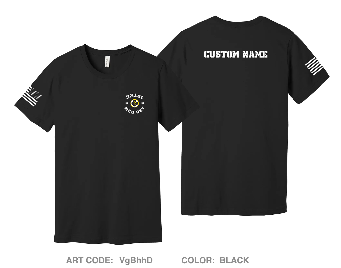 CUSTOM 321st Medical Detachment Comfort Unisex Cotton SS Tee - VgBhhD