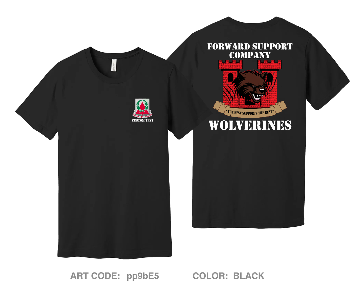 CUSTOM FSC, 41st engineers Comfort Unisex Cotton SS Tee - pp9bE5