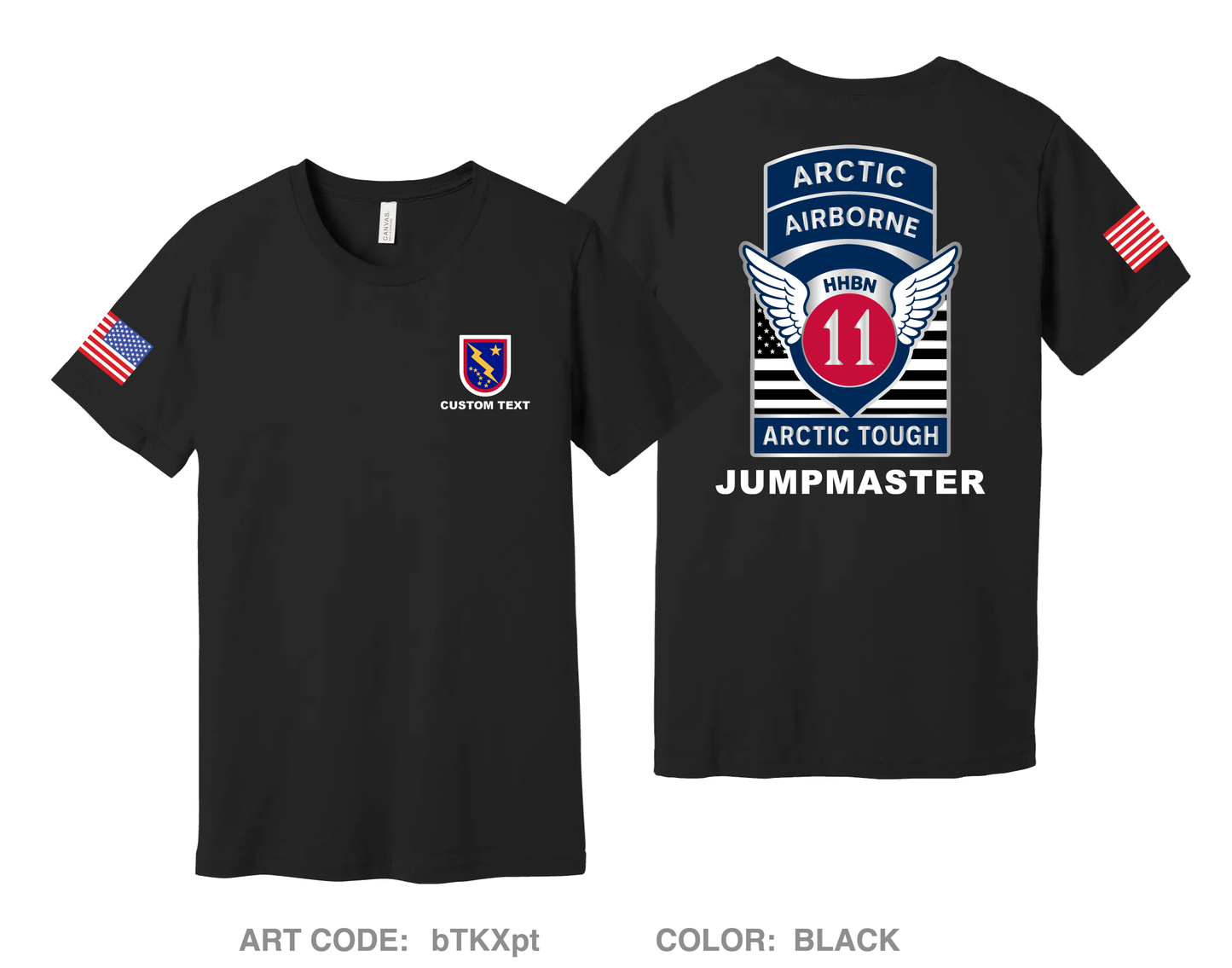 CUSTOM HHBN, 11th Airborne Division Comfort Unisex Cotton SS Tee - bTKXpt