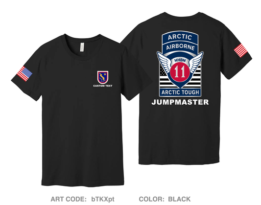 CUSTOM HHBN, 11th Airborne Division Comfort Unisex Cotton SS Tee - bTKXpt