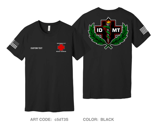 CUSTOM IDMT Comfort Unisex Cotton SS Tee - c5dT3S