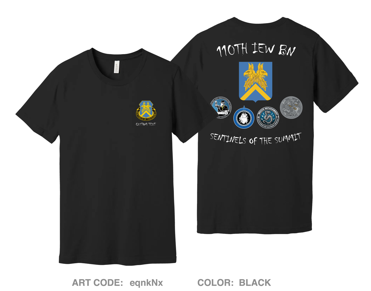 CUSTOM 110th IEW BN Comfort Unisex Cotton SS Tee - eqnkNx