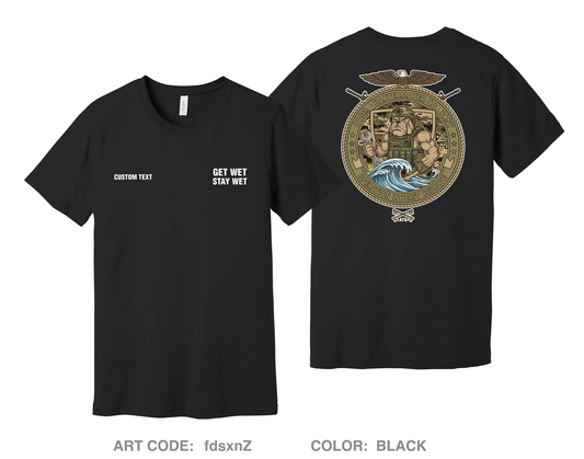 CUSTOM 810th Quartermaster Company Comfort Unisex Cotton SS Tee - fdsxnZ