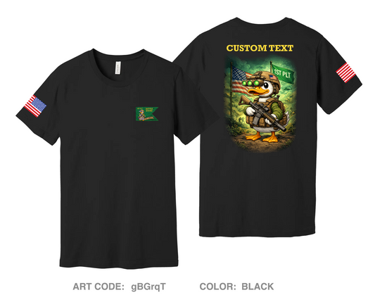 CUSTOM Battle Ducks Comfort Unisex Cotton SS Tee - gBGrqT