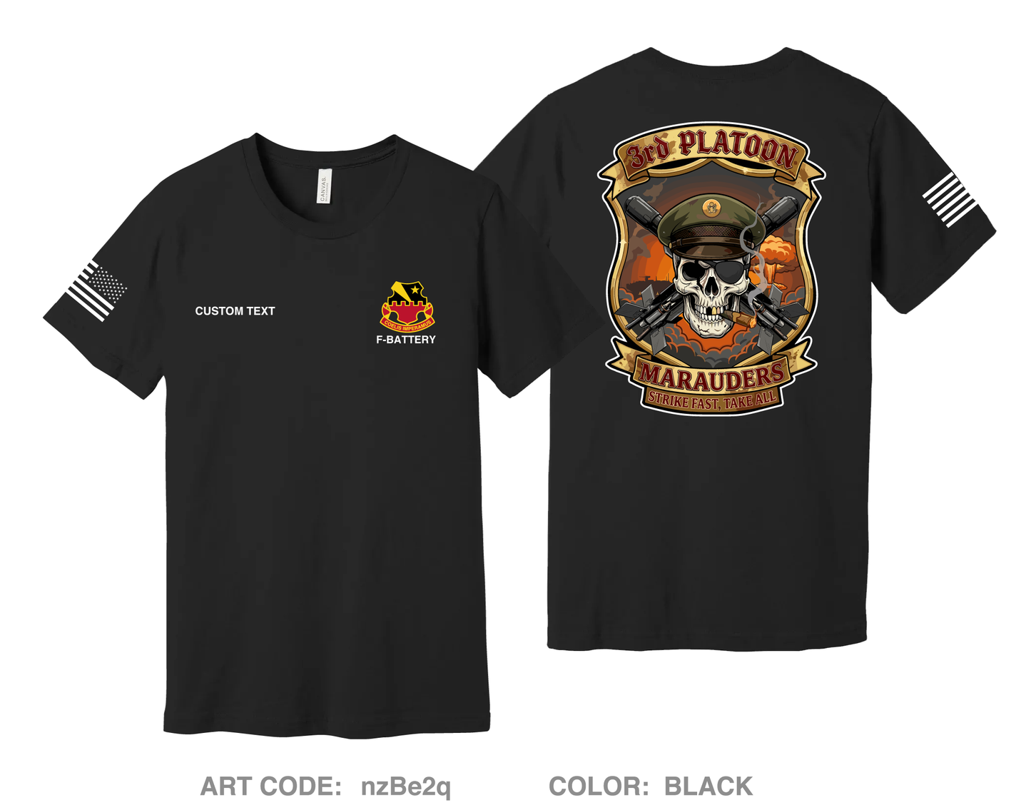 CUSTOM 3rd Platoon MARAUDERS Comfort Unisex Cotton SS Tee - nzBe2q
