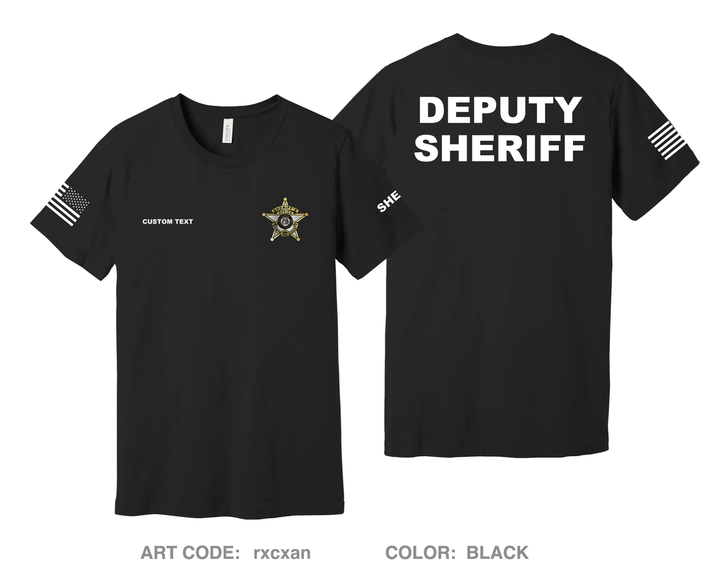 CUSTOM WCSO  Comfort Unisex Cotton SS Tee - rxcxan