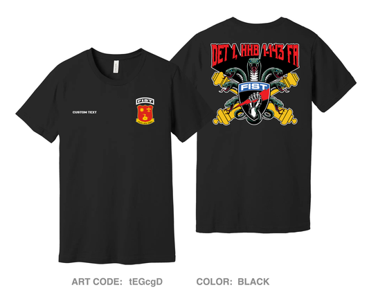 CUSTOM DET 1, HHB 1-143 FA Comfort Unisex Cotton SS Tee - tEGcgD