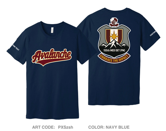 CUSTOM 155th Medical Detachment (PM) Comfort Unisex Cotton SS Tee - PXSzsh