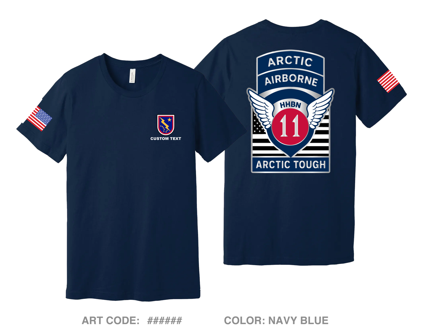 CUSTOM HHBN, 11th Airborne Division Comfort Unisex Cotton SS Tee - yqAevn
