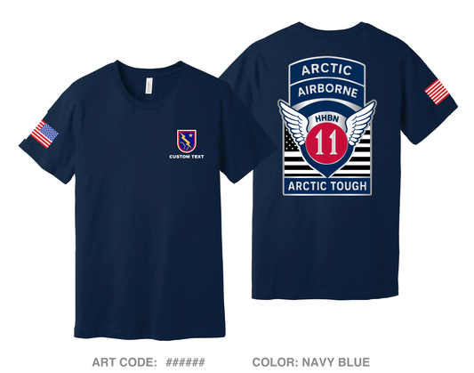 CUSTOM HHBN, 11th Airborne Division Comfort Unisex Cotton SS Tee - yqAevn
