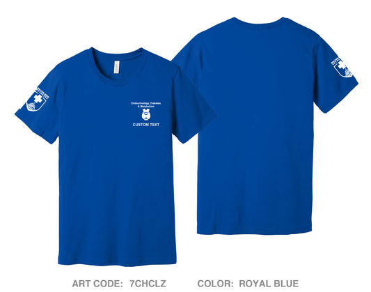CUSTOM Walter Reed National Military Medical Center Endocrinology Comfort Unisex Cotton SS Tee - 7CHCLZ
