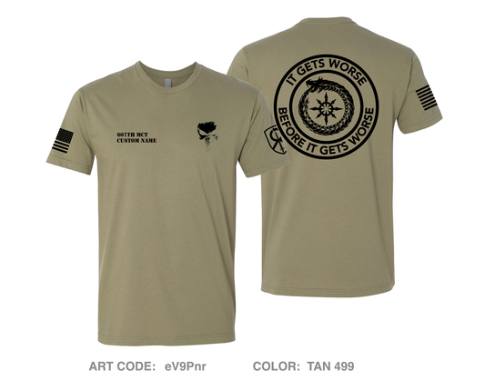 Custom 607th MCT Comfort Unisex Cotton SS Tee - eV9Pnr