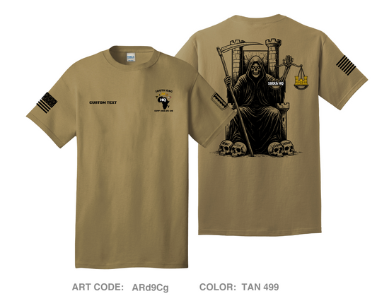 CUSTOM 180th ENG HQ Comfort Unisex Cotton SS Tee - ARd9Cg