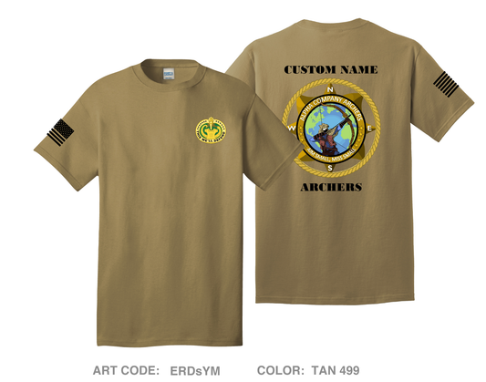 CUSTOM ALPHA COMPANY 305TH MI BN Comfort Unisex Cotton SS Tee - ERDsYM