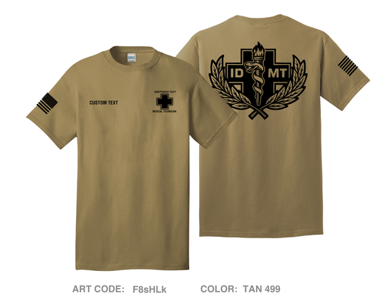 CUSTOM IDMT Comfort Unisex Cotton SS Tee - F8sHLk