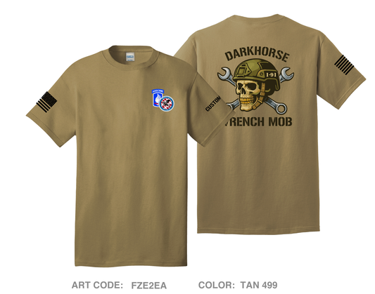 CUSTOM 1-91 MAINT Comfort Unisex Cotton SS Tee - FZE2EA