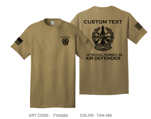 CUSTOM Avenger Master Gunner Comfort Unisex Cotton SS Tee - TYDGB2
