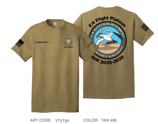CUSTOM F/4 AVN REGT Comfort Unisex Cotton SS Tee - V7yTgh