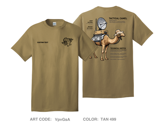 CUSTOM CJTF-HOA Comfort Unisex Cotton SS Tee - VpvGsA