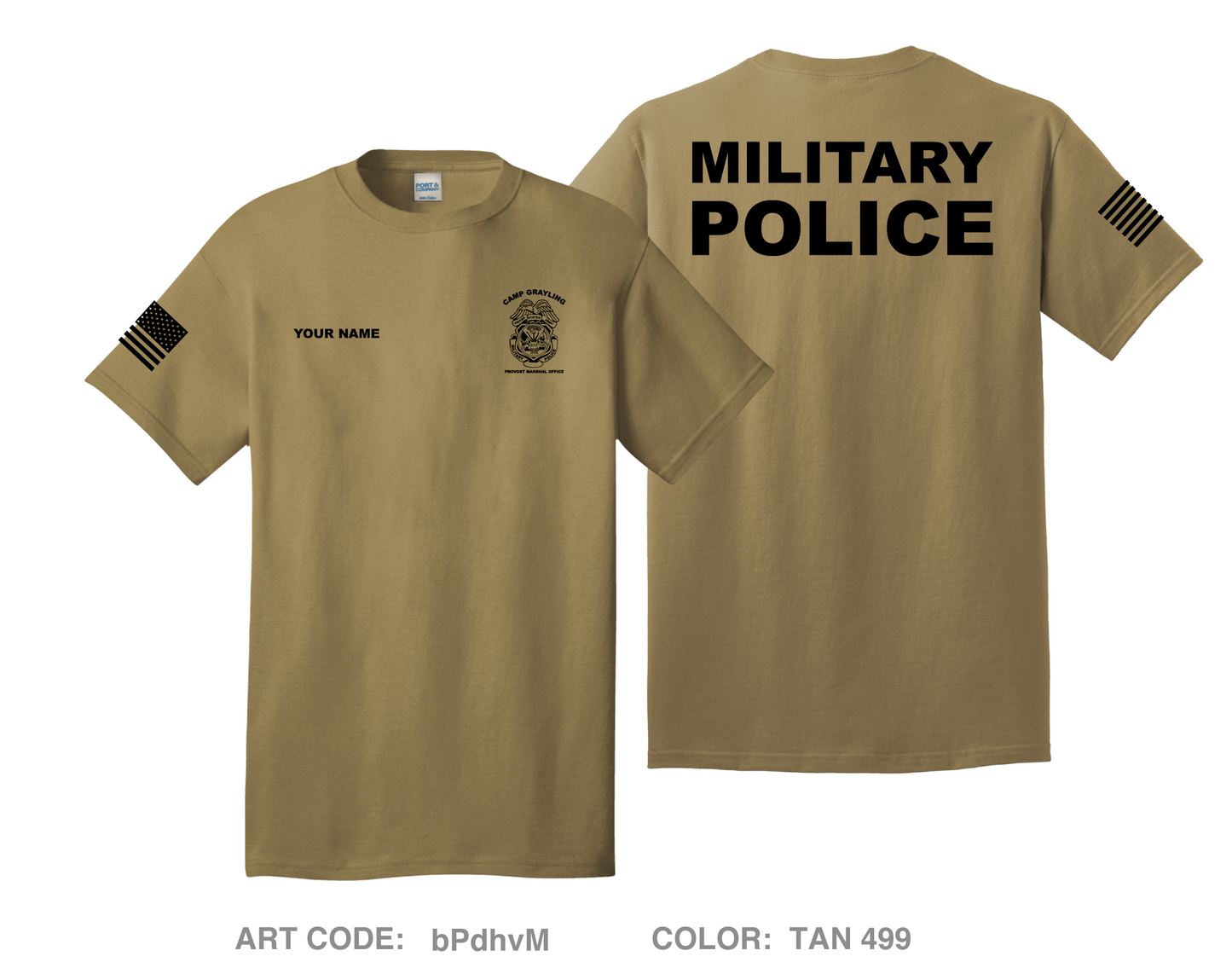 CUSTOM Camp Grayling PMO Store 1 Hi-Tech Performance Unisex SS Tee - bPdhvM