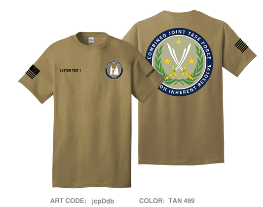 CUSTOM OSJA CJTF-OIR Comfort Unisex Cotton SS Tee - jcpDdb