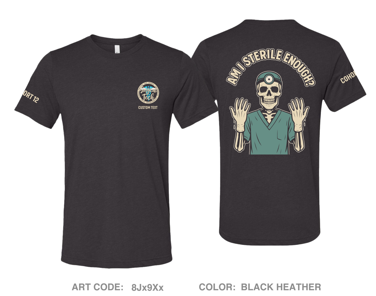 CUSTOM Cohort 12 Comfort Unisex Triblend SS Tee - 8Jx9Xx