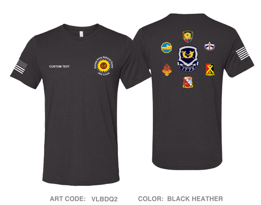 CUSTOM Kansas Army National Guard JAG Corps Comfort Unisex Triblend SS Tee - VLBDQ2